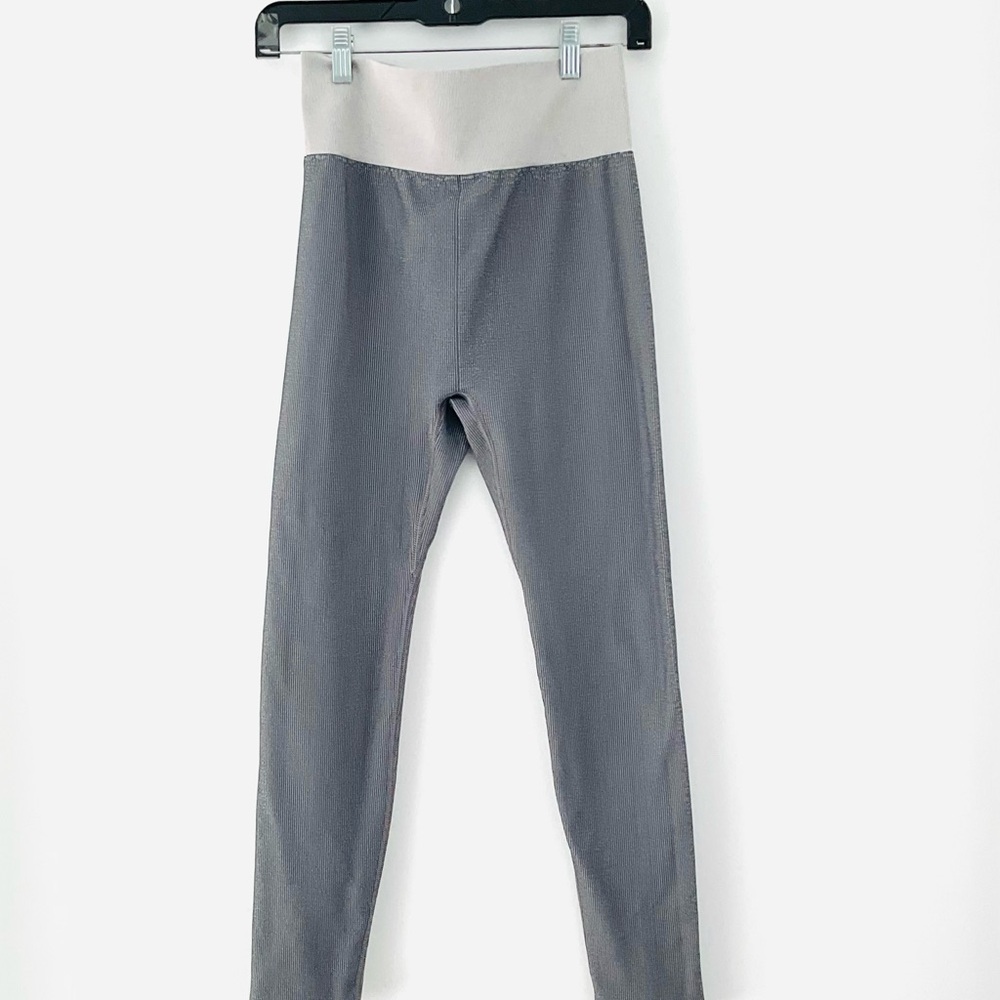 DSG Two-Tone Gray Woman Leggings-Workout-Bodycon